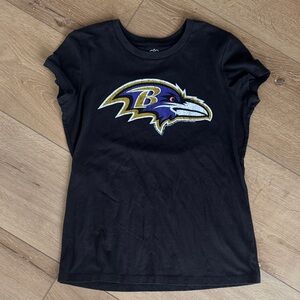 Old Navy Black Short Sleeve Baltimore Ravens Tee